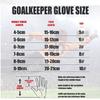CarXs Soccer Goalkeeper Gloves Goalie Training Gloves Strong Grip Anti-Slip and Breathable for Adults and Children (Green,8) view 2