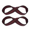 Alomejor Nylon Spandex Figure 8 Weight Lifting Straps Gym Support Sleeves Wear for Pull Up (S) view 3