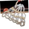 Outanaya Practical Basketball Net Pocket Portable Iron Chain Basketball Net Storage Container for Sports view 4
