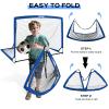 6x4 ft Kids Soccer Goals for Backyard Set of 2- Portable Pop Up Soccer Net for Backyard for Kids Toddler Youth, Soccer Training Equipment+ Soccer Goal Target, Ball and Cones, Outdoor Soccer Games view 4