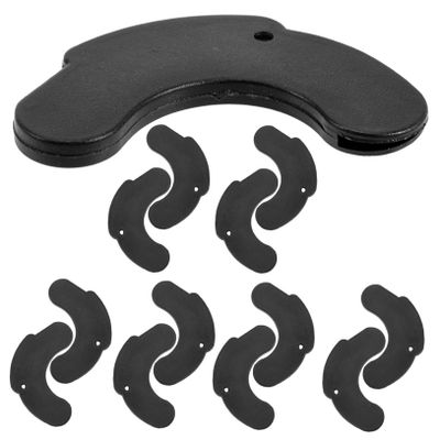 Mipcase 6pairs Gym Dumbbell Pad Protective Shockproof Pad for Weights Holder Versatile Workout Tool for Belt Squat Attachment