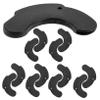 Mipcase 6pairs Gym Dumbbell Pad Protective Shockproof Pad for Weights Holder Versatile Workout Tool for Belt Squat Attachment view 1
