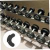 Mipcase 6pairs Gym Dumbbell Pad Protective Shockproof Pad for Weights Holder Versatile Workout Tool for Belt Squat Attachment view 3