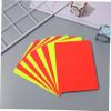 GANAZONO 10pcs Soccer Referee Cards Set Size Red Yellow Cards Practical for Training Matches view 4