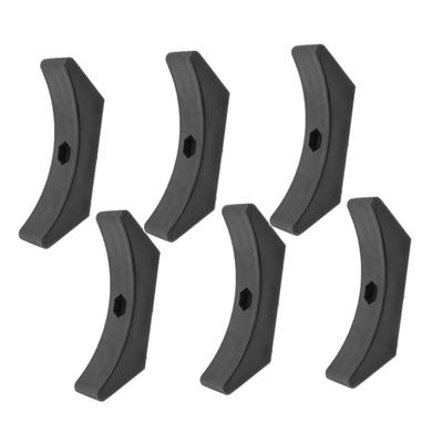 Mipcase 6pcs Gym Dumbbell Rack Stand Dumbbell Display Stand Fitness Accessory Hand Weights Saddle Holder
