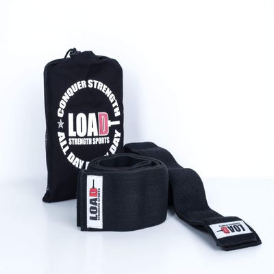 Load Strength Sports The Base Knee Wraps (Black)