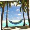 LIOOBO 150kg Hammock Portable Outdoor Camping Hammock for Backyard Garden Beach and Travel Canvas Secure view 3