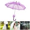 Qcwwy Wedding Bridal Lace Parasol Umbrella Hand Made Elegant Decorative Lace Photography Prop for Party (), Qcwwy6zg19xqm05-13 view 3