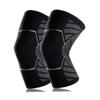 BUTIFULSIC 1pc Sports Knee Brace Silicone Strips Breathable Protective Sleeve for Basketball and Climbing Silver Grey for Injury Prevention and Support