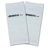 Kwik Goal Adult Shin Guard Compression Sleeves White and Black Pair view 2