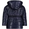 Nautica Girls' Heavyweight Hooded Winter Puffer Coat with Full Length Zipper, Peacoat Sparkle, 2T view 3