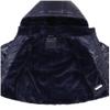 Nautica Girls' Heavyweight Hooded Winter Puffer Coat with Full Length Zipper, Peacoat Sparkle, 2T view 4