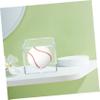 balacoo Decorative Baseball Display Case Acrylic Baseball Holder Stand for Organized Sports Memorabilia and Collectibles for Home Office Showcasing view 3