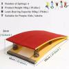 EliteBloom Adults Youth Curved Gymnastic - Backflip/High Jump/Vaulting, Wood Elastic Takeoff Bofor School Home Playroom (4 Springs 60X120Cm/23.6X47.2In) view 3