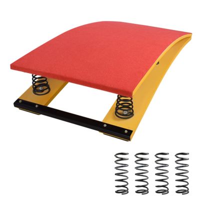 EliteBloom Durable Spring Bosport Equipment for Homr/School, Hardwood Gymnastics Studios Equipment for Nursery, Support 65Kg/143Lbs, ETO Gr(Red)