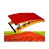 EliteBloom Wooden Adults Teens Ard, Pro Curved Spring Bowith 6 Manganese Steel Springs for Home Room Athletics Training Groundc (6Springs 120 * 60 * 26Cm) view 1
