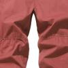 Men's Cargo Casual Capri Below Knee Length Multi Pocket Shorts Cotton Twill Outdoor Lightweight Short (Red,38) view 2