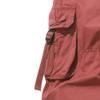 Men's Cargo Casual Capri Below Knee Length Multi Pocket Shorts Cotton Twill Outdoor Lightweight Short (Red,38) view 4
