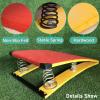 EliteBloom Adults Teenagers Kids Jumping Bo- Load 176Lbs, Vaulting Practice Backflip Exercise Tool with Non-Slip Feet Pads, Wood Elastic Bo(Red 4 Springs) view 4