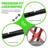 RUNBOW 11x5.5' 9x5' 6x4' FT Kids Soccer Goal with Carry Bag, Portable Folding Soccer Net for Backyard Training, Indoor/Outdoor Use for Youth and Adults (9x5FT, 1 Pack, Green) view 4