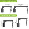 BeneLabel Wall Mount Heavy Bag Hanger with Spring and 360 Swivel 800 lbs Capacity Boxing Bag Bracket -Heavy Duty Punching Bag Hanging Kit with Adjustable Length and Height - Ideal for Home Gym view 3