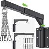 BeneLabel Wall Mount Heavy Bag Hanger with Chain 360 Swivel Punching Bag Hanging Kit with Adjustable Length & Heigth Boxing Bag Bracket for Home Gym - Holds up to 800 lbs fit for Most Heavy Bags view 1