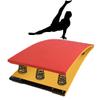 EliteBloom Junior Vault Wood Curved Heavy Dutyelastic Board, Sport Equipment for Vaulting Training Orteens Backflip High Jump (Red 6 Springs/120Cm/47.24In) view 1