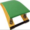 EliteBloom Hwood Practice Equipment 4 Springs for Kids Vaulting Training Fitnes Playing,Portable Curved Spring Board,Elastic (Green 4Springs/60Cmx120Cm/23.62X47.24In)