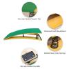 EliteBloom 4 Spring Gymnastic Spring Bofor Kids & Young, Curved Hwood Sports for Junior Vaulters & Gymnast, Steel Bar Reinforcement, Green view 3