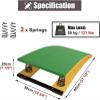 EliteBloom Hardwood Heavy Dutywood Spring Board, Beginner Children ARDS, with Steel Spring & Jump Pad for Home Gym School (B) view 2
