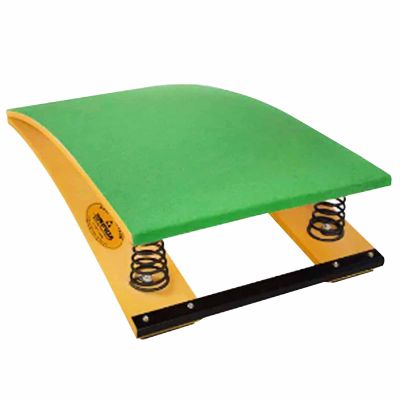 EliteBloom Spring Vault Hevault Curved Spring Bojunior Spring Boards Sports Training Equipment Suitable for Use in Schools Sports Clubs (Green C)
