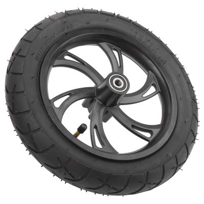 Electric Scooter Tire, Durable Rubber Replacement with Wheel Hub and Inner Tube 12in 12.5x2.25 for Commuters, Students, Urban Riders, Daily Travel
