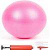 sailupxinyuan Mini Pilates 6 inch Exercise Ball for Yoga,Small Pilates Core Training and Physical Therapy, Improves Balance Home & Gym & Office with Pump(Pink) view 1