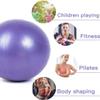 sailupxinyuan Mini Pilates 6 inch Exercise Ball for Yoga,Small Pilates Core Training and Physical Therapy, Improves Balance Home & Gym & Office with Pump(Pink) view 2