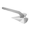 Boat Anchor, Heavy Duty Triangular Anchor Wing Style Triangle Anchor, Small Yacht Boat Anchor 316 Stainless Steel Delta-Style Anchor 10 lbs/14 lbs/17 lbs/18 lbs/22 lbs/33 lbs/35 lbs/43 lbs (22 lbs) view 1