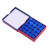 50 pcs Lot Blue Glue on Single Layer Billiards Pool Snooker Tips for Stick Replacement Snooker Players (13mm) view 3