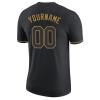 Custom Baseball T-Shirt Team Jersey for Youth Men Women Teens Boys Girls Classic Black Short T-Shirts Personalized Sports Tee Shirts with Name Number Logo Print Front and Back view 4