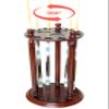 AF28 Revolving Billiard Cue Rack, Pool Stick Holder Floor Stand holds 9 Pool Table Sticks, Made of 100% Solid Wood (Mahogany) view 1