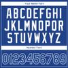 Pisting Personalized Blue Baseball T-Shirt Customized Sports Jersey for Youth Men Women Teens Boys Girls Design Your Own Team Uniform Print Name Number Logo, Casual Short Tee Shirts with White Text view 4