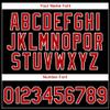 Customized Black Baseball T-Shirt Personalized Sports Jersey for Youth Men Women Teens Boys Girls Design Your Own Team Uniform Print Name Number Logo, Casual Short Tee Shirts with Red Text view 4