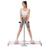 Folding Pelvic Floor Muscle Fitness Equipment, 2 in 1 Ski Practice Muscle Hip Trainer Hip Trainer with Adjustable Rods, Postpartum Pelvic Floor Muscle Repair Strengthening Training Device (Pink) view 1