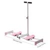 Folding Pelvic Floor Muscle Fitness Equipment, 2 in 1 Ski Practice Muscle Hip Trainer Hip Trainer with Adjustable Rods, Postpartum Pelvic Floor Muscle Repair Strengthening Training Device (Pink) view 4