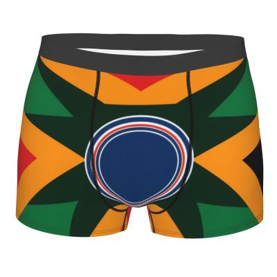 ZLYYXY Men'S Underwear South Africa Flag Print Boxer Briefs Soft And Breathable Boxer Shorts With Comfort Flex Waistband S-Xxl