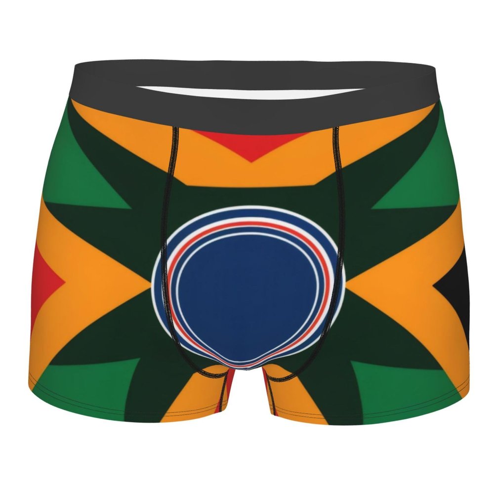 ZLYYXY Men'S Underwear South Africa Flag Print Boxer Briefs Soft And Breathable Boxer Shorts With Comfort Flex Waistband S-Xxl