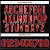 Personalized Black Baseball T-Shirt Customized Sports Jersey for Youth Men Women Teens Boys Girls Design Your Own Team Uniform Print Name Number Logo, Casual Short Tee Shirts with Red Text view 4