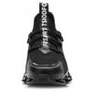 Ezkrwxn Running Shoes for Women Sneakers Size 7.5 Black Slip on Gym Workout Athletic Tennis Walking Shoe view 3