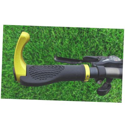 Horn Bike Handle Bars 1 Pair Yellow Pc Glassfiber for Mountain Bike