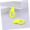 Horn Bike Handle Bars 1 Pair Yellow Pc Glassfiber for Mountain Bike view 2
