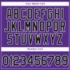 Personalized Purple Baseball T-Shirt Customized Sports Jersey for Youth Men Women Teens Boys Girls Design Your Own Team Uniform Print Name Number Logo, Casual Short Tee Shirts with Black Grey Text view 4