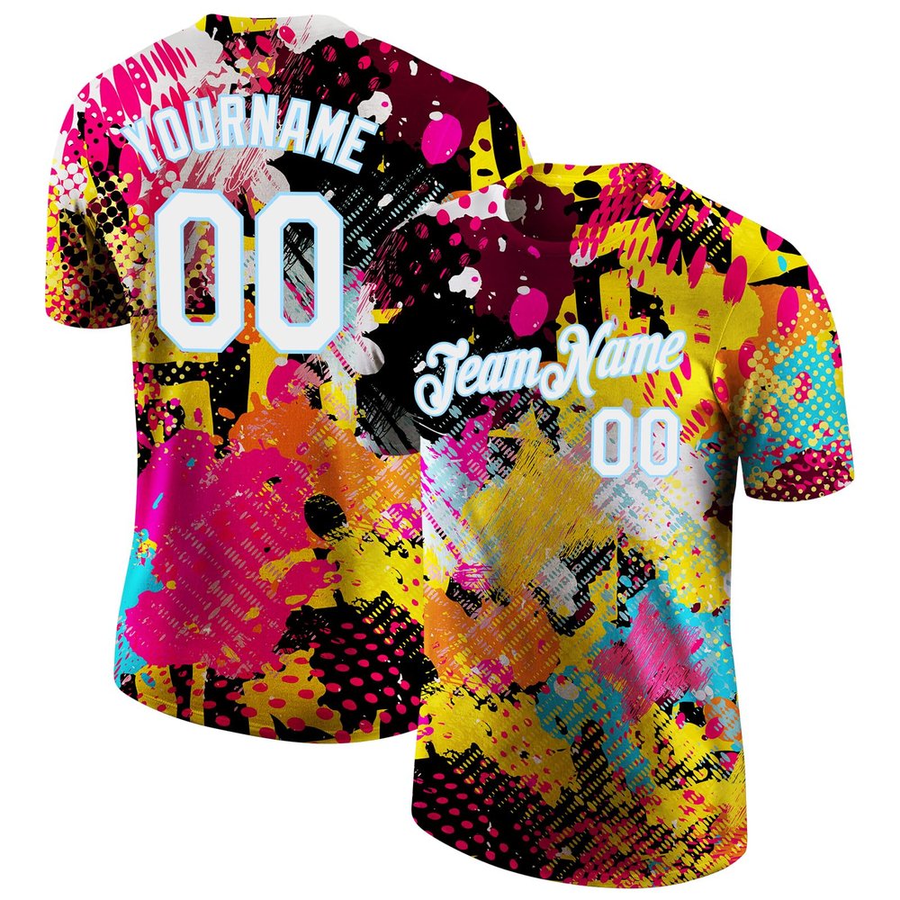 Customized Baseball T-Shirt Sports Jersey for Youth Men Women Teens Boys Girls Design Your Own Team Uniform Print Name Number Logo, Personalized Graffiti Casual Short Tee Shirts
